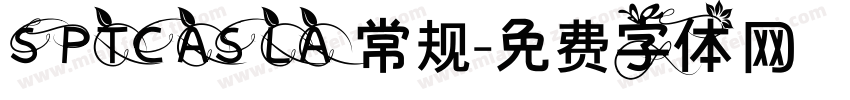 SPTCASLA 常规字体转换